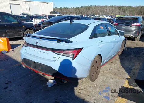 2023 Hyundai Elantra N from USA, damaged, VIN KMHLW4AK6PU015054